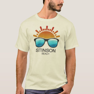 Stinson Beach California Sunglasses T-Shirt