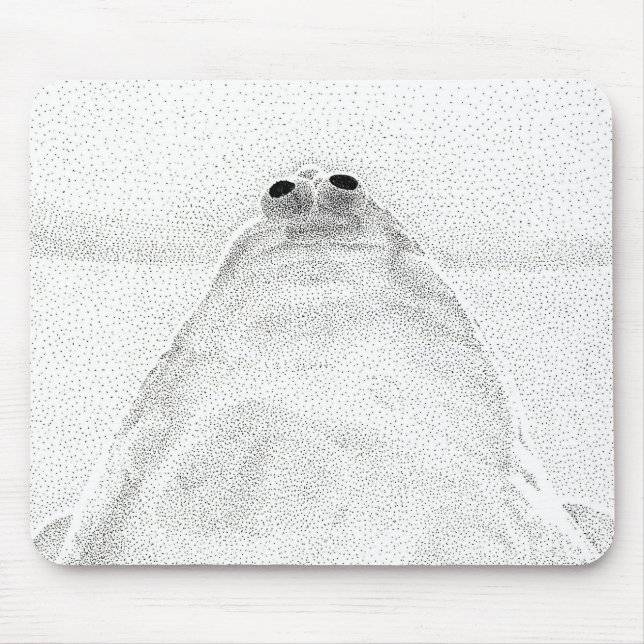 Stippled Chicken Mouse Pad (Front)