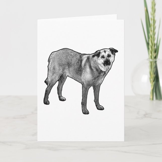 stippled winter wish card (Front)