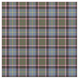 Stirling and Bannockburn Scotland District Tartan Fabric
