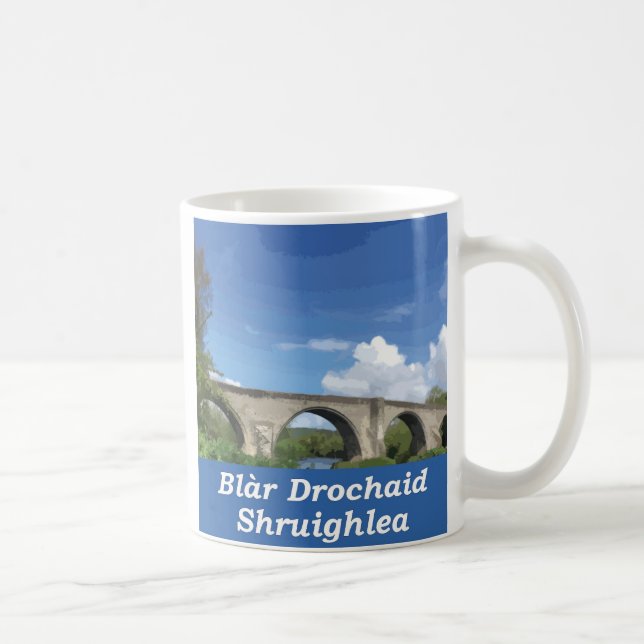 Stirling Bridge Scottish Gaelic (Gàidhlig) Coffee Mug (Right)
