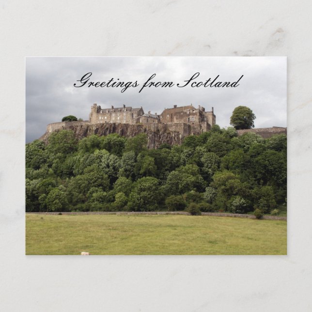 stirling castle field postcard (Front)