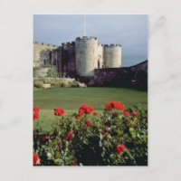 Stirling Castle, Scotland flowers