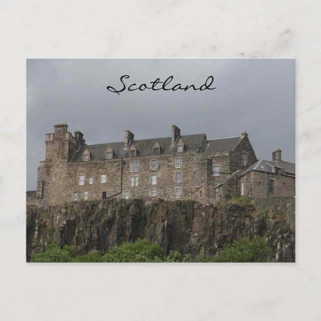 stirling castle scotland postcard (Front)