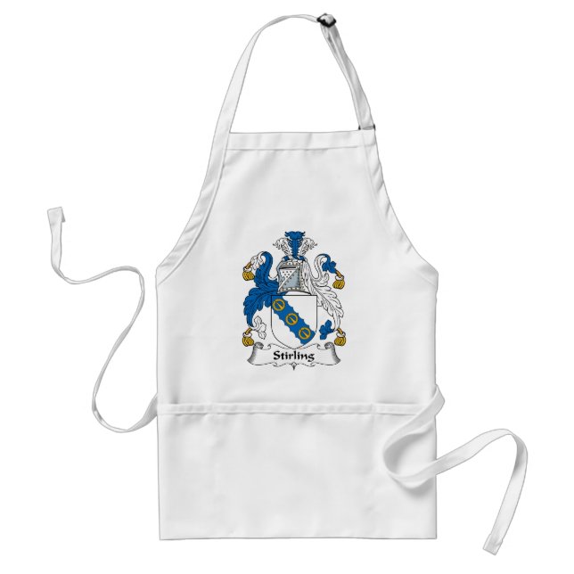 Stirling Family Crest Standard Apron (Front)