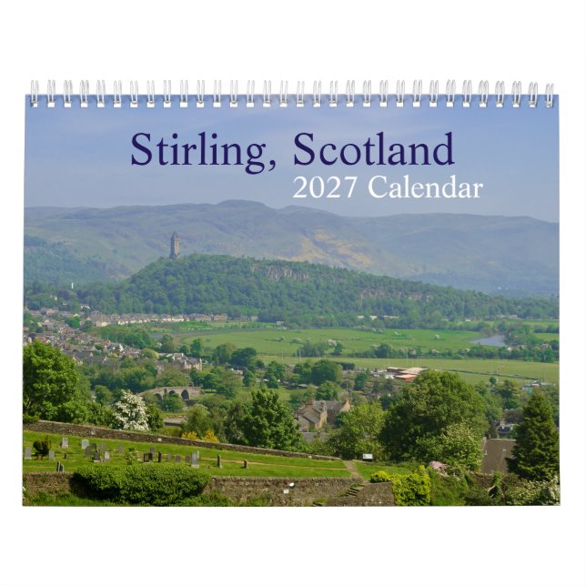 Stirling Scotland 2027 Calendar (Cover)