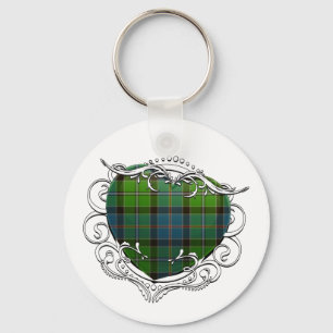 Stirling Tartan Heart Key Ring