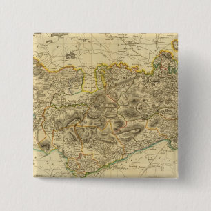 Stirlingshire 15 Cm Square Badge