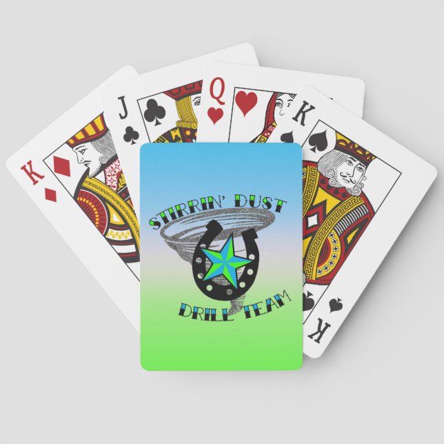 Stirrin' Dust Playing Cards (Back)