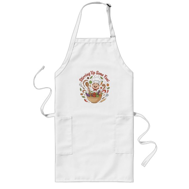 Stirring up Some Fun! Long Apron (Front)