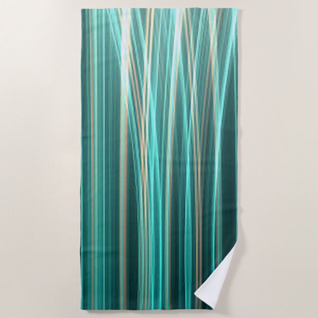Stirring Water Beach Towel (Front)