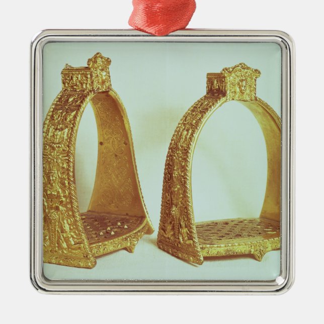 Stirrups belonging to Louis XIV Metal Tree Decoration (Front)