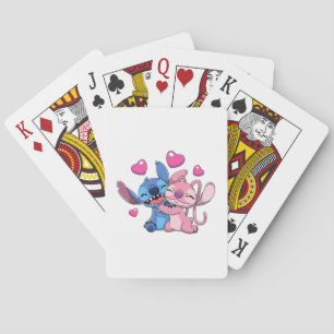 Stitch & Angel Valentines 1 Playing Cards