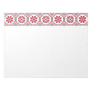 Stitch pattern notepad
