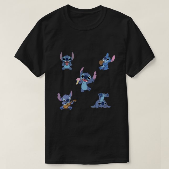 Stitch Sticker Pack Sticker T-Shirt (Design Front)