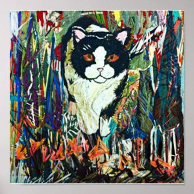 Stitched Cat Poster (Front)