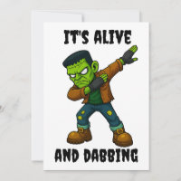 Stitched Monster is alive and dabs for Halloween