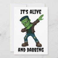 Stitched Monster is alive and dabs for Halloween