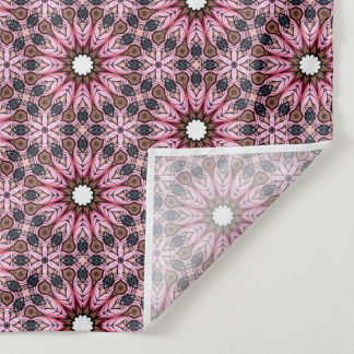 Stitched Pink Feather Boho  Tapestry