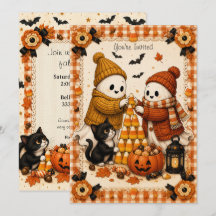 Stitched Spirits Cosy Ghosts & Candy Halloween