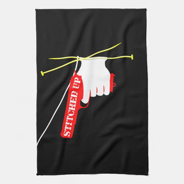 Stitched Up Tea Towel (Vertical)