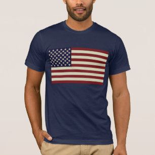 Stitched Vintage Flag Shirt
