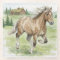 Stjarna Icelandic Horse Galloping in meadow