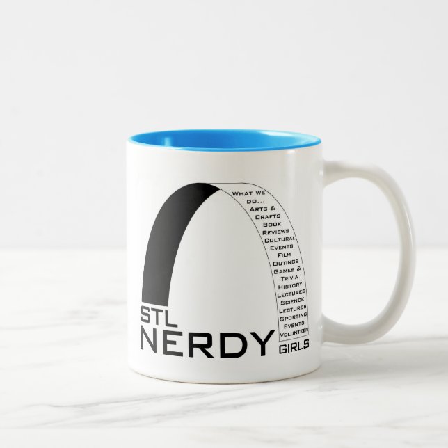 STL Nerdy Girls Ceramic Mug (Right)