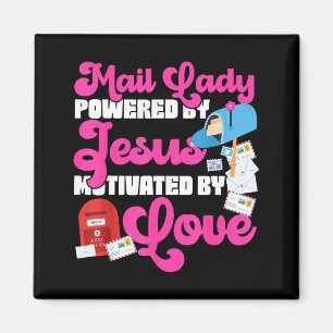 Stman Mailman Jesus Faith Christian Mail Lady Were Magnet