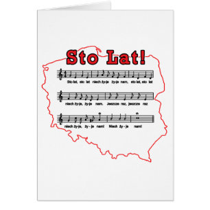Sto Lat! Song Polish Map