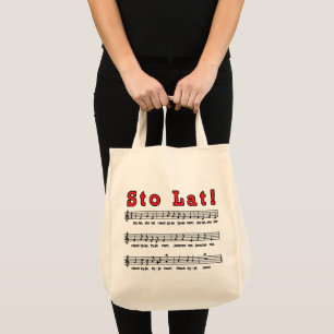 Sto Lat! Song Tote Bag