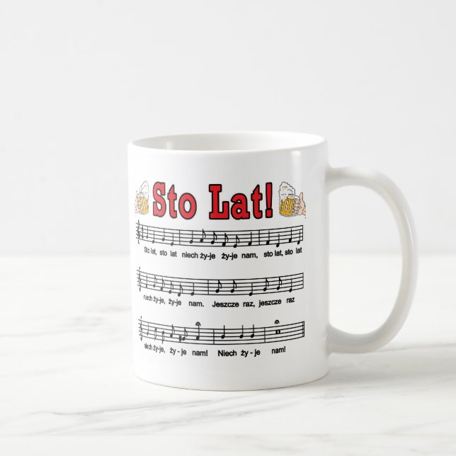 Sto Lat! Song With Beer Mugs (Right)