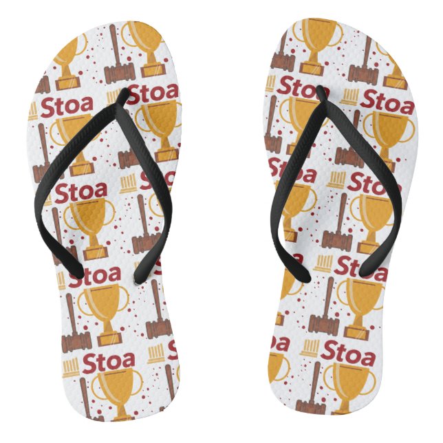 Stoa Logo Flip Flops (Footbed)