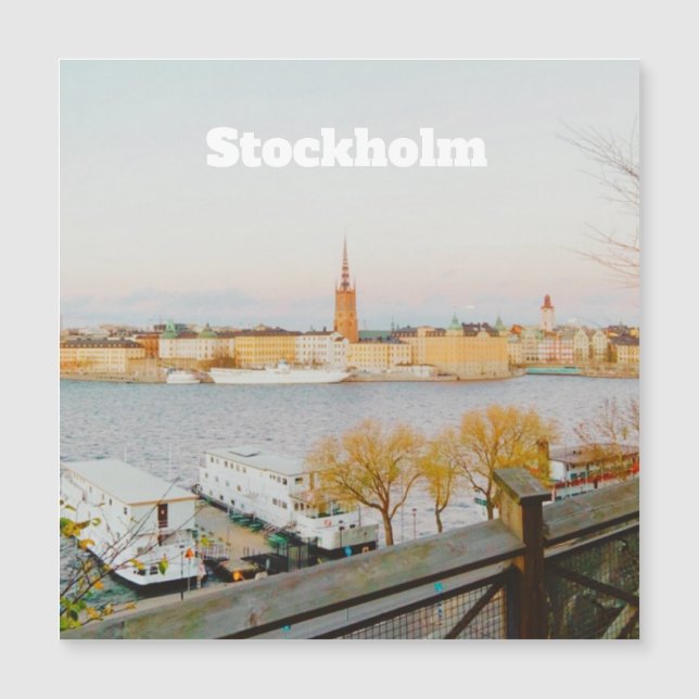 Stocholm, Sweden souvenir (Front)