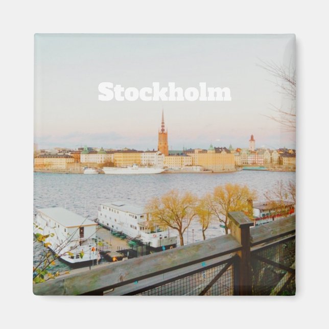 Stocholm, Sweden souvenir Magnet (Front)