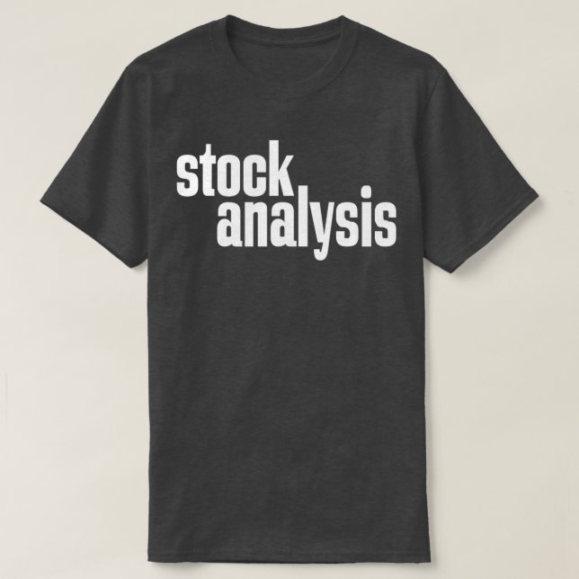 Stock Analysis 1 T-Shirt (Design Front)