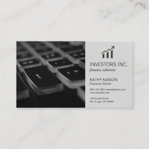 Stock Broker Investments Data Analyst Business Card
