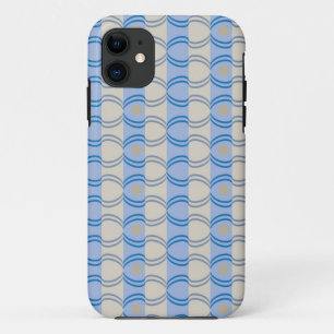 Stock Candystripe Blue Tan Case-Mate iPhone Case