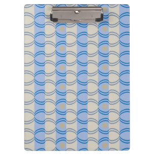 Stock Candystripe Blue Tan Clipboard
