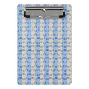 Stock Candystripe Blue Tan Mini Clipboard