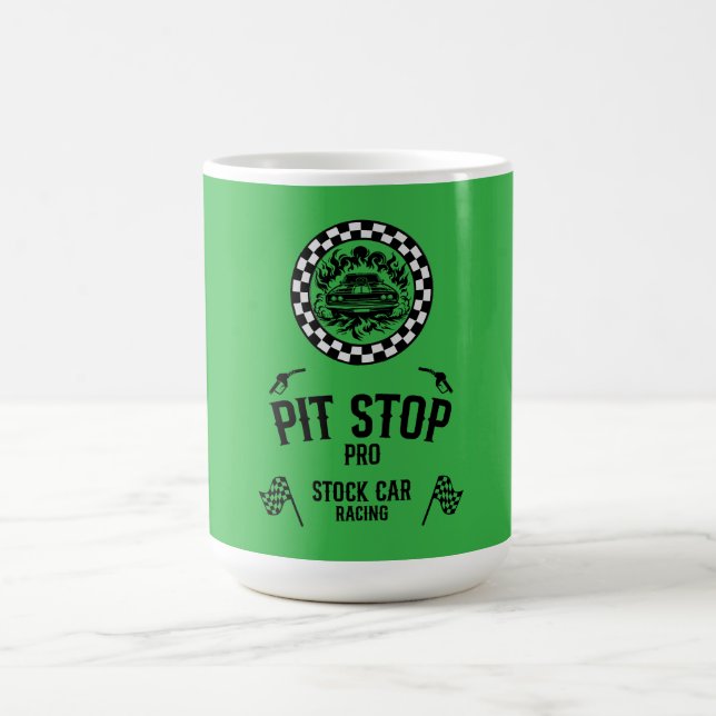Stock Car Racing Gift Coffee Mug (Center)