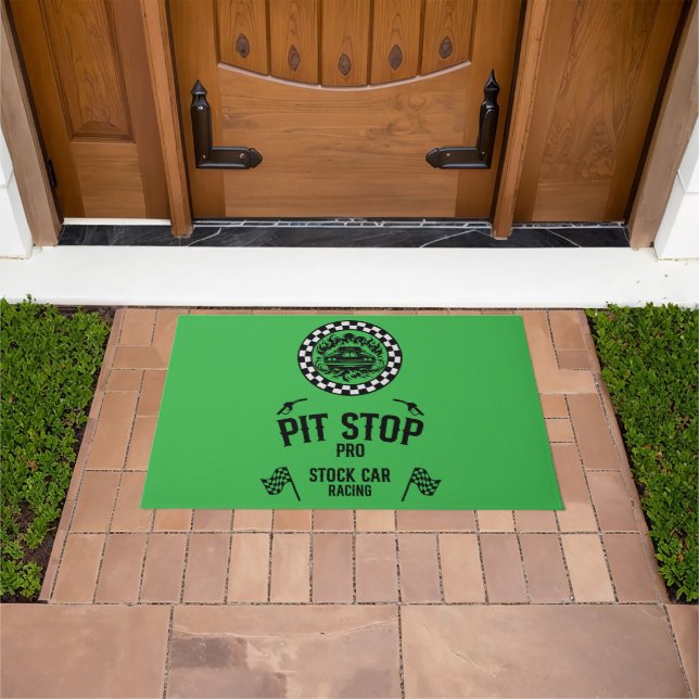Stock Car Racing Gift Doormat (Outdoor)