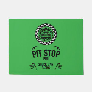 Stock Car Racing Gift Doormat