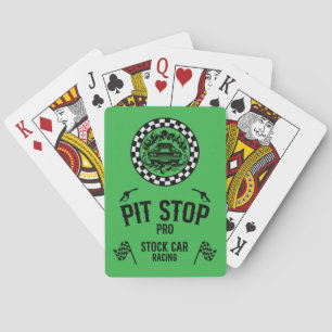 Stock Car Racing Gift Playing Cards