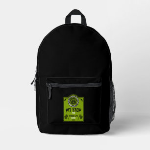Stock Car Racing Gift Printed Backpack