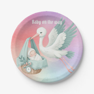 Stock carrying baby paper plate