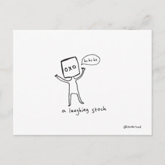 stock cube postcard