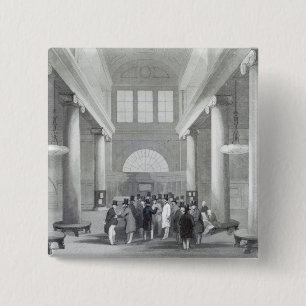 Stock Exchange 15 Cm Square Badge