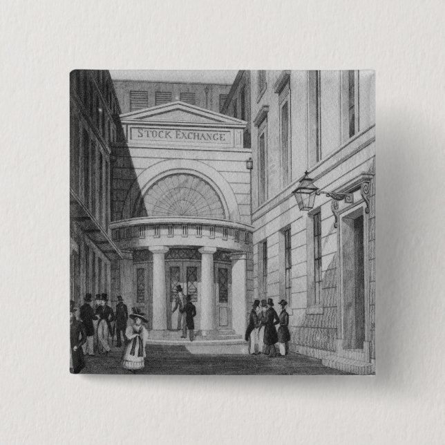 Stock Exchange, London, from 'Metropolitan 15 Cm Square Badge (Front)