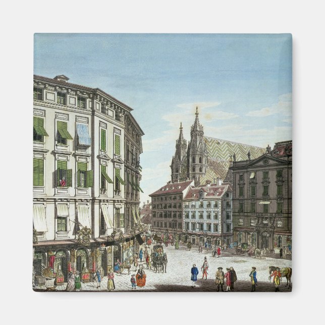 Stock-im-Eisen-Platz, with St. Stephan's Magnet (Front)